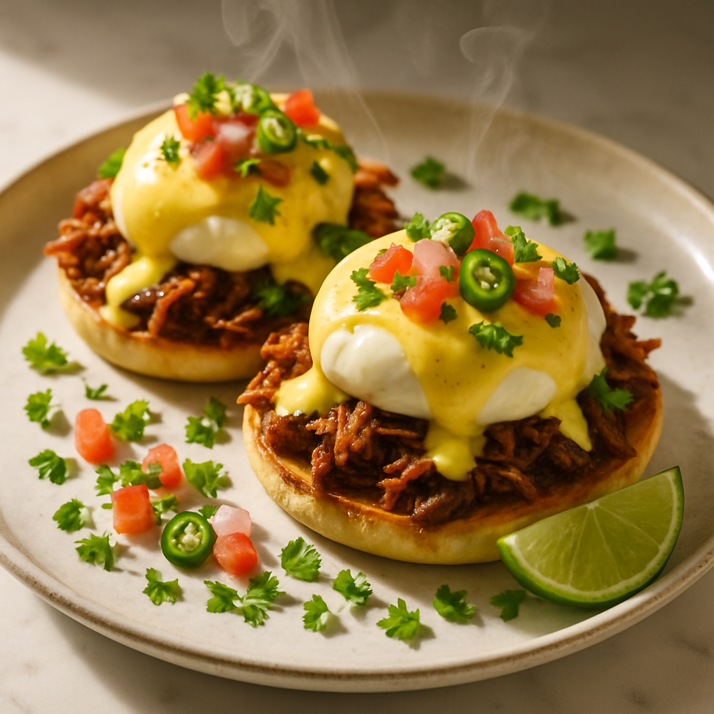 Birria Eggs Benedict