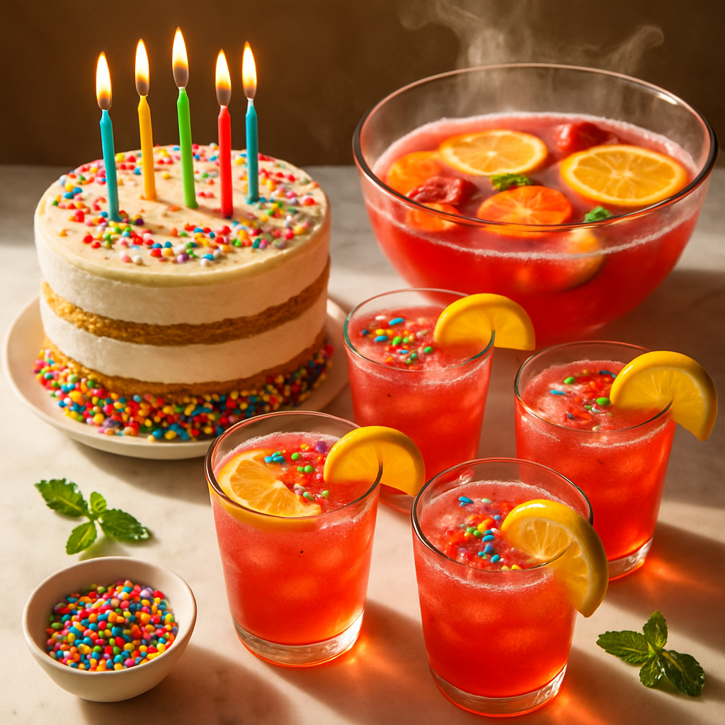 Birthday Party Cake Soda Punch