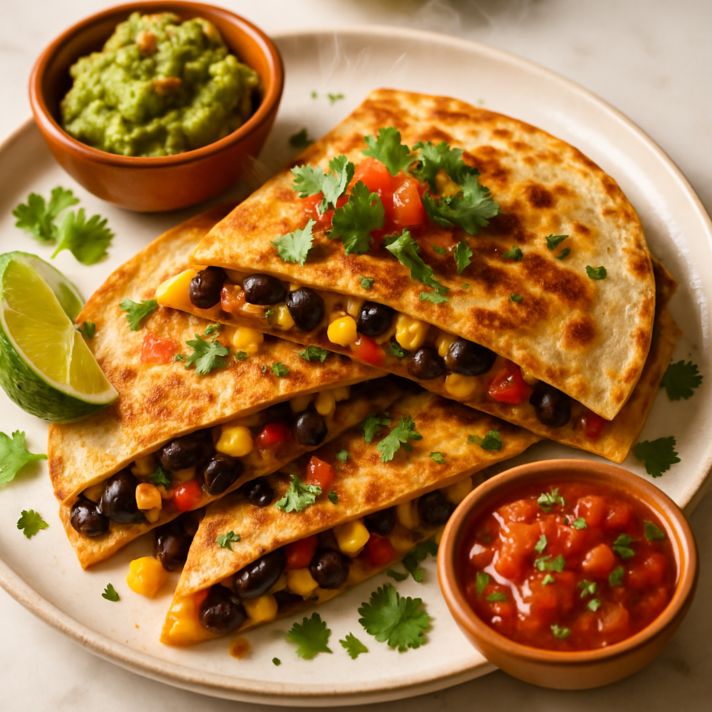Black Bean Corn Quesadilla