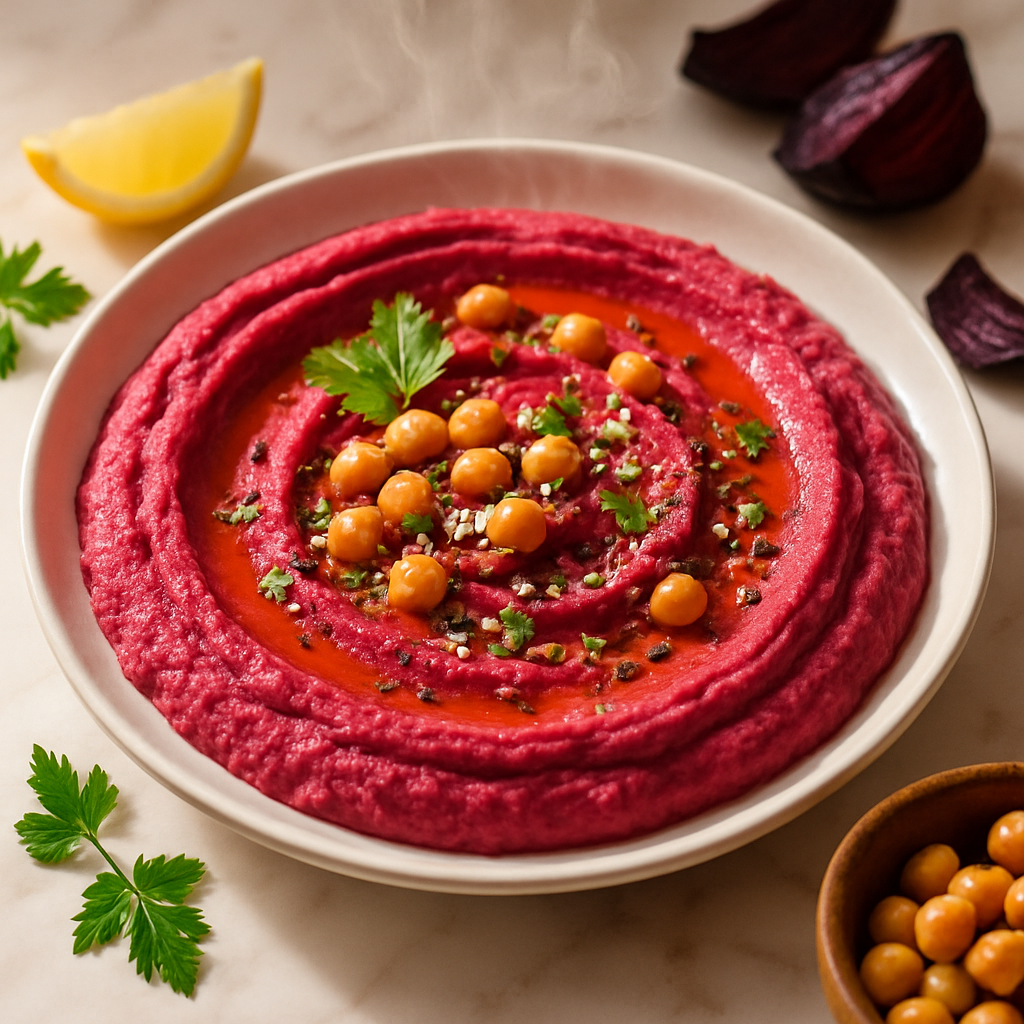 Blended Beet Hummus