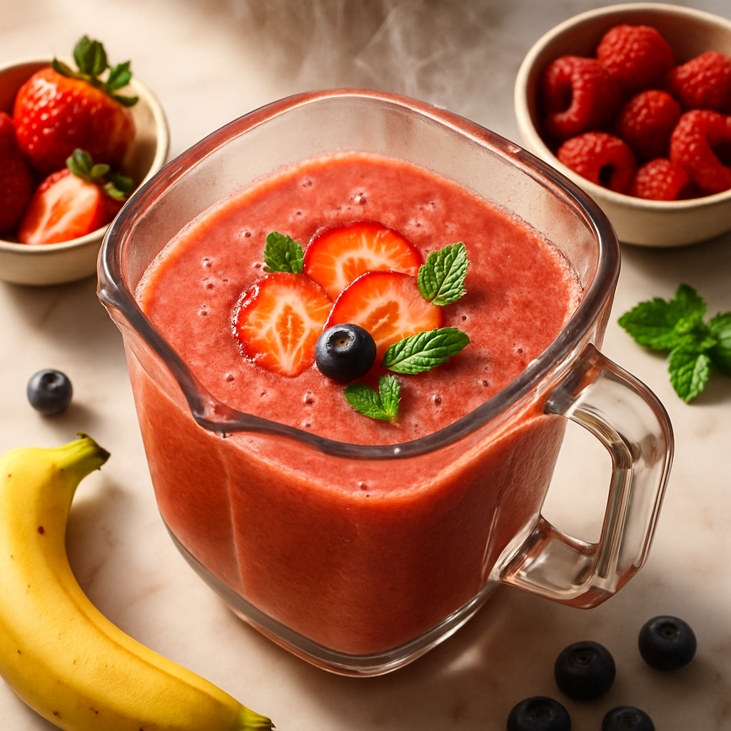 Blender Fruit Smoothie