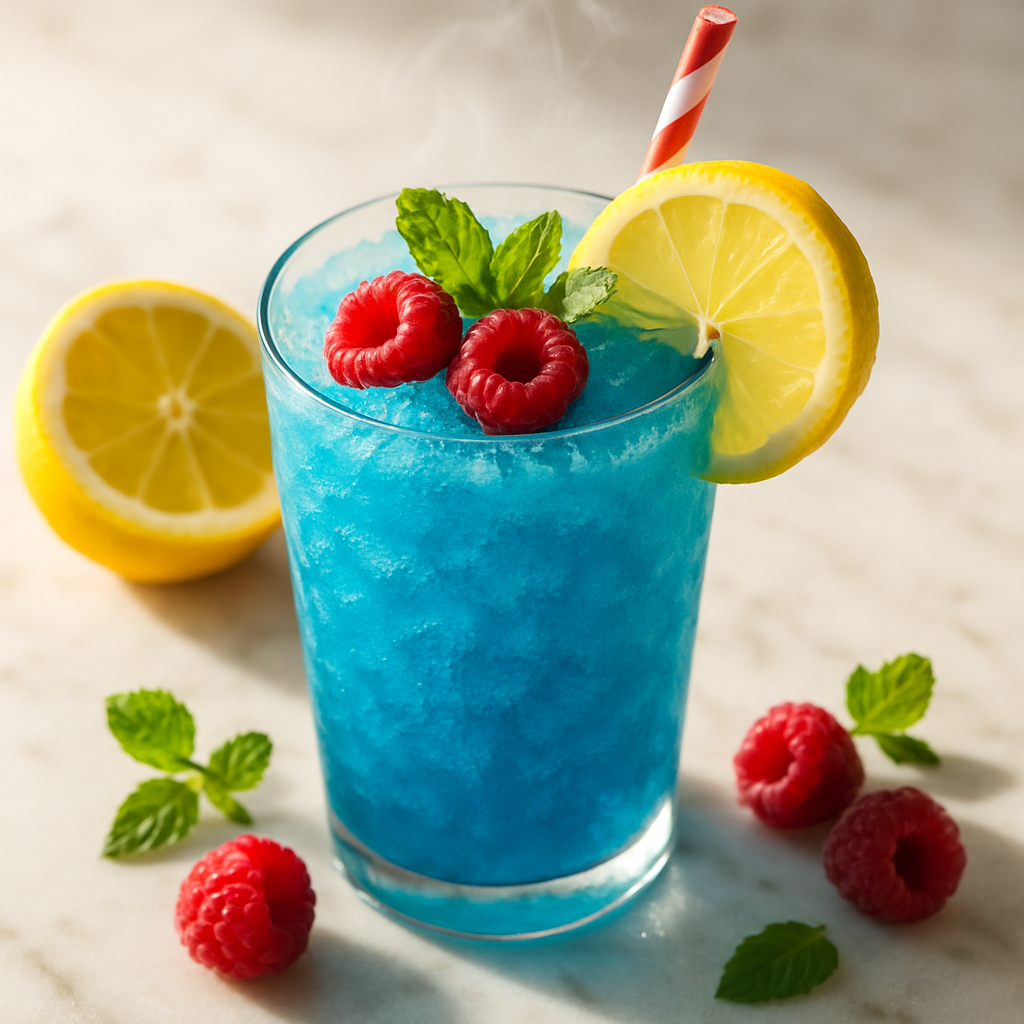 Blue Raspberry Slushy Lemonade