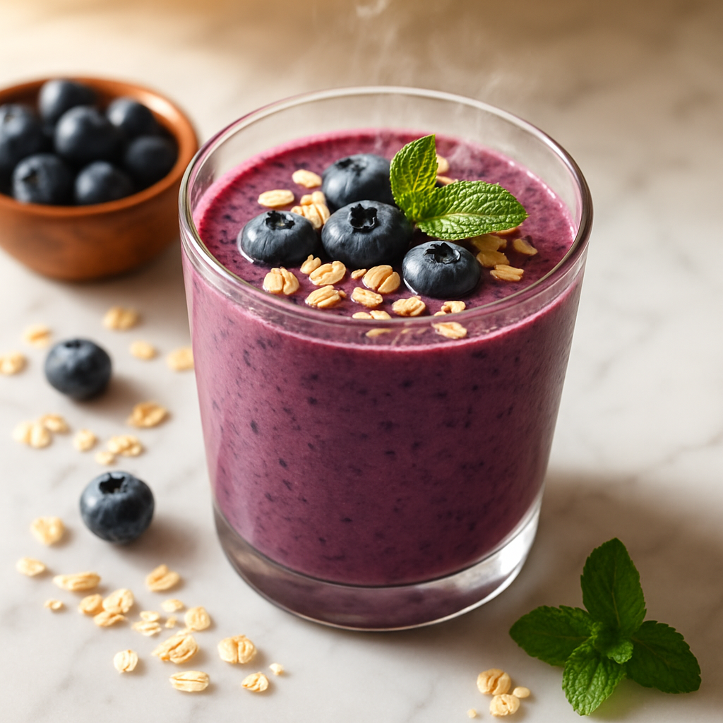 Blueberry Oat Smoothie
