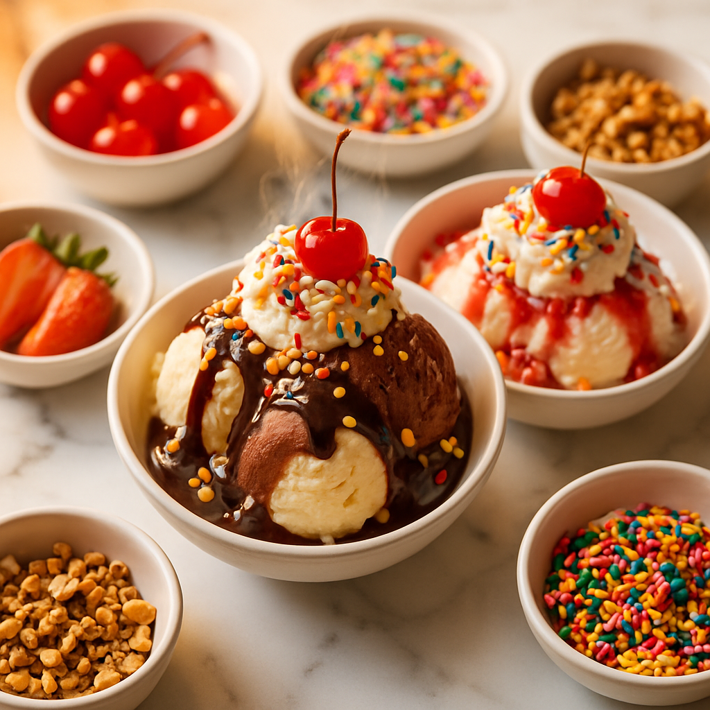 Build Your Own Ice Cream Sundaes