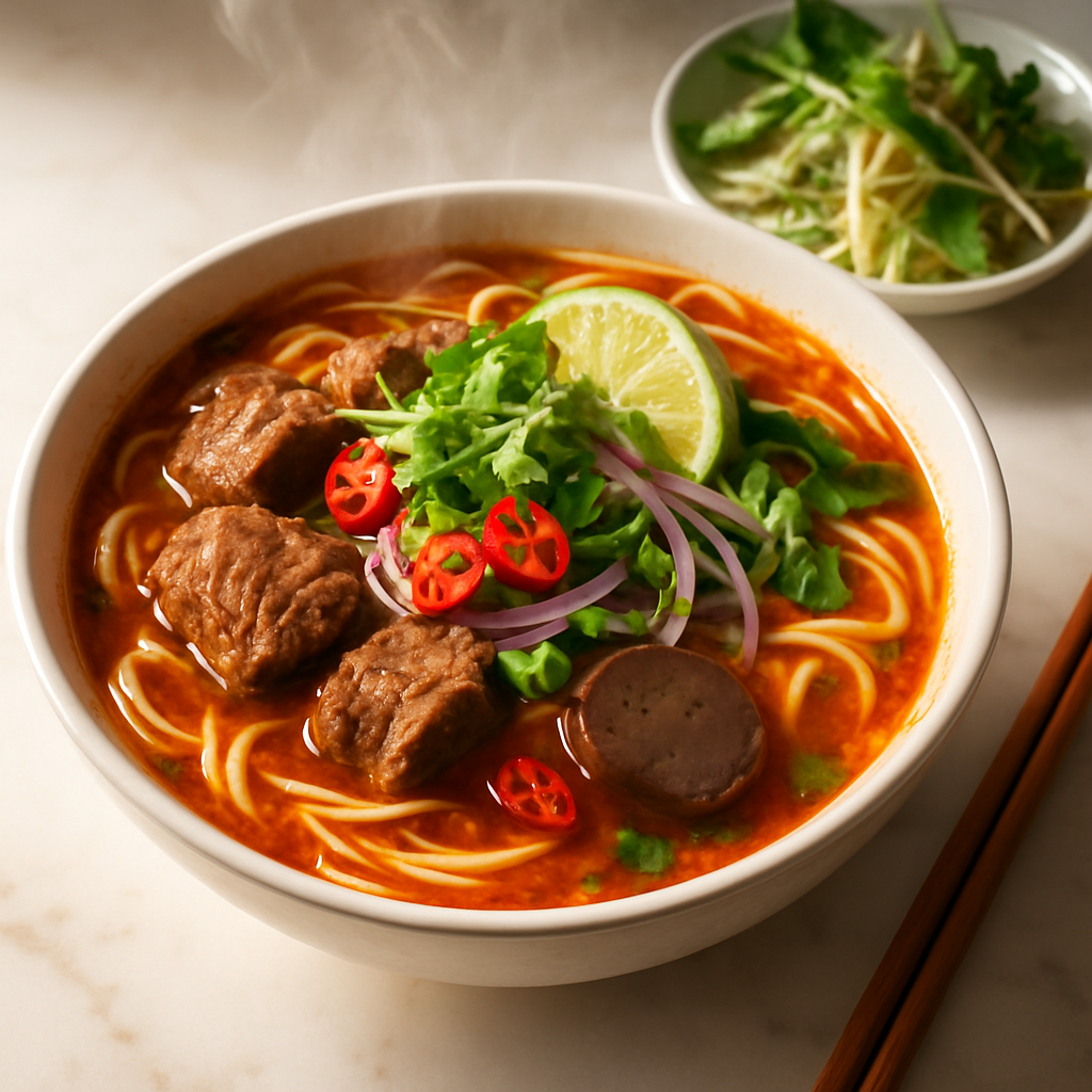 Bun Bo Hue Spicy Beef Noodle Soup