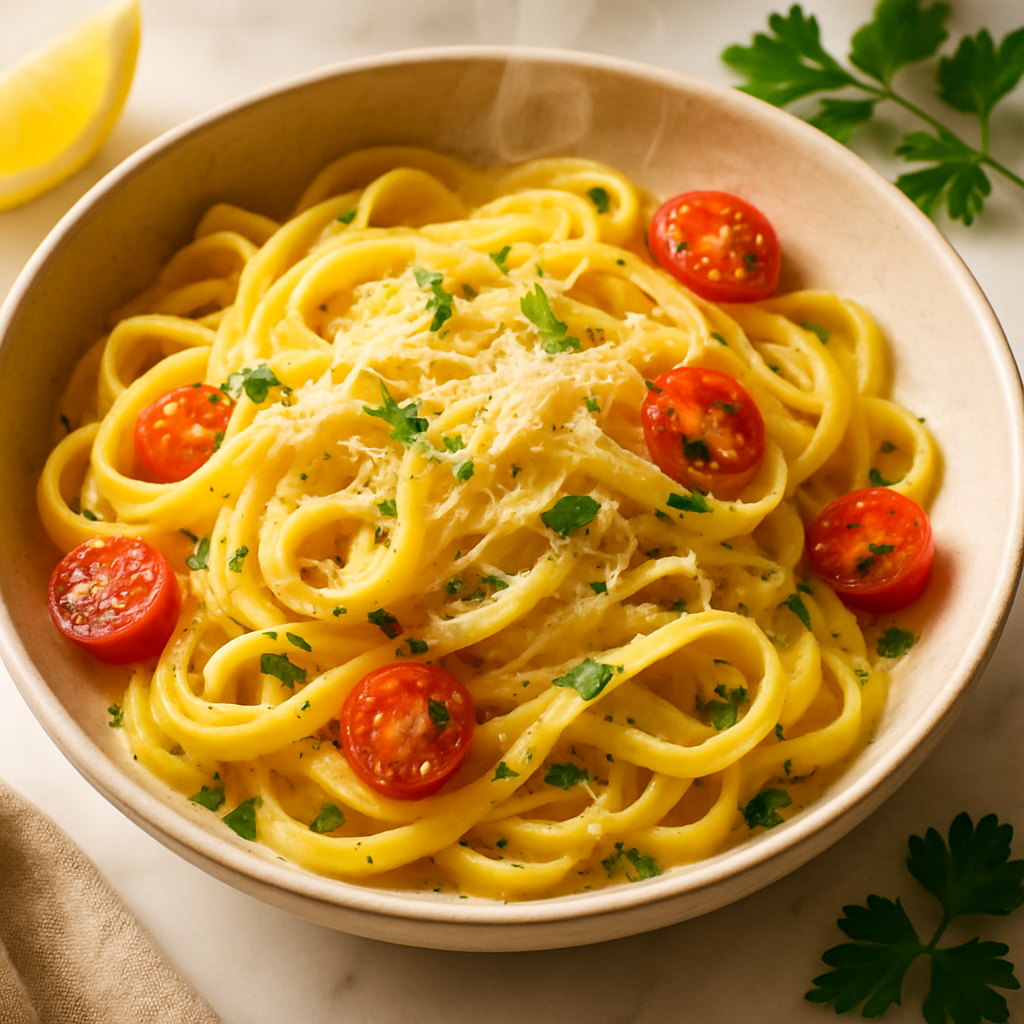 Buttery Noodle Bowl with Parmesan