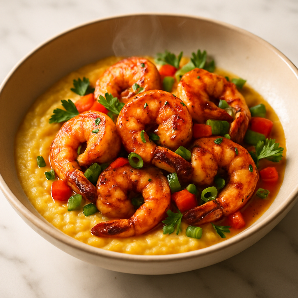 Cajun Shrimp and Grits