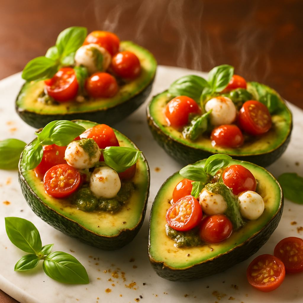 Caprese Avocado Boats