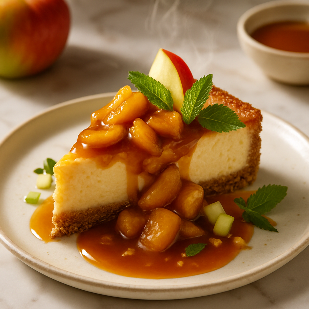 Caramel Apple Cheesecake