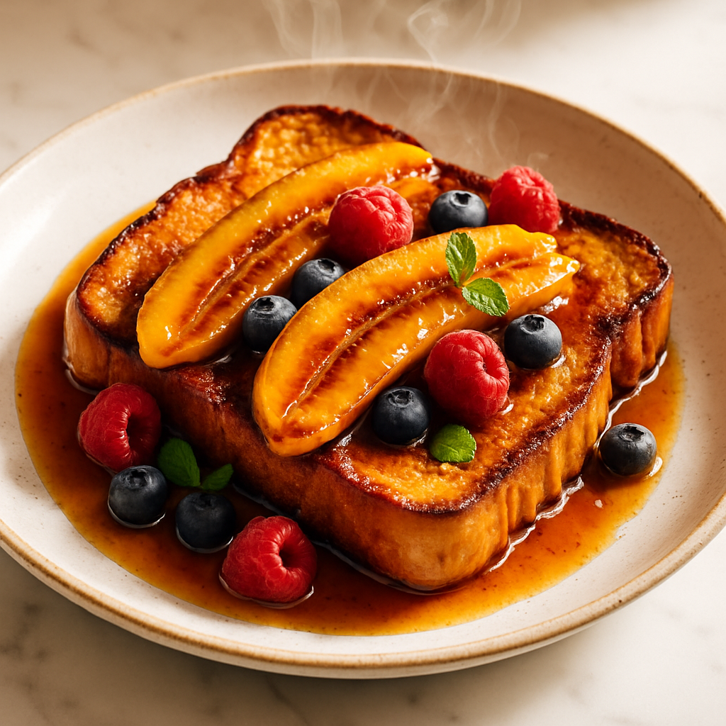 Caramelized Banana French Toast