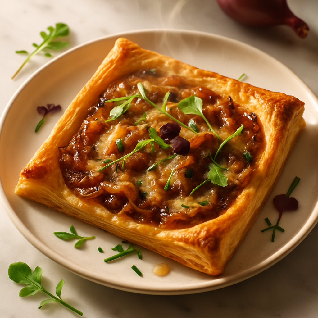 Caramelized Onion and Gruyere Tart