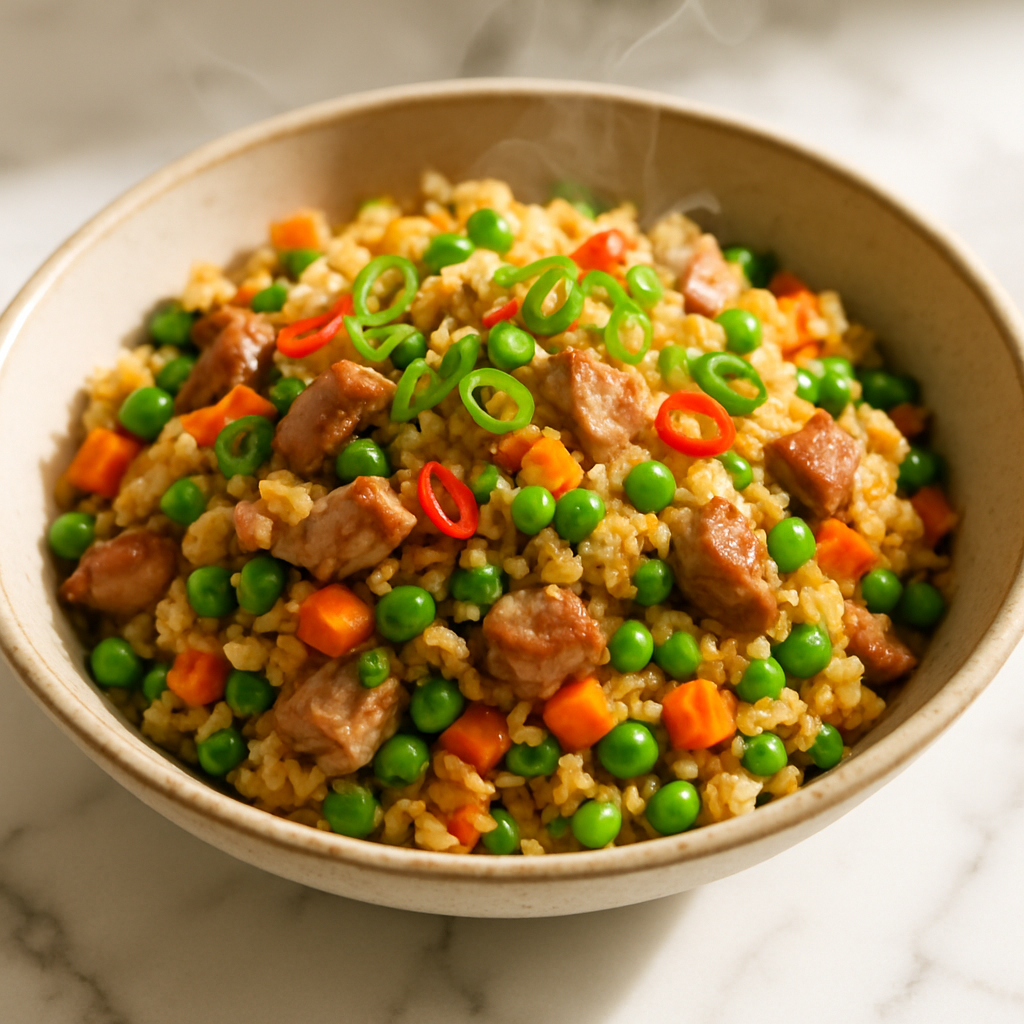 Cauliflower Fried Rice with Pork