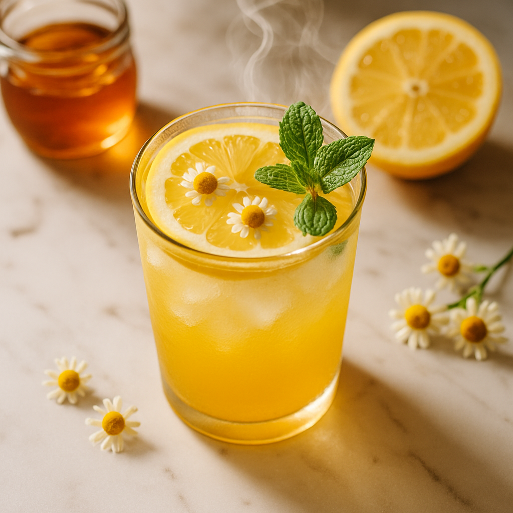 Chamomile Honey Lemonade