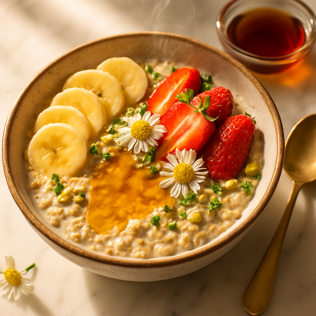 Chamomile Honey Overnight Oats