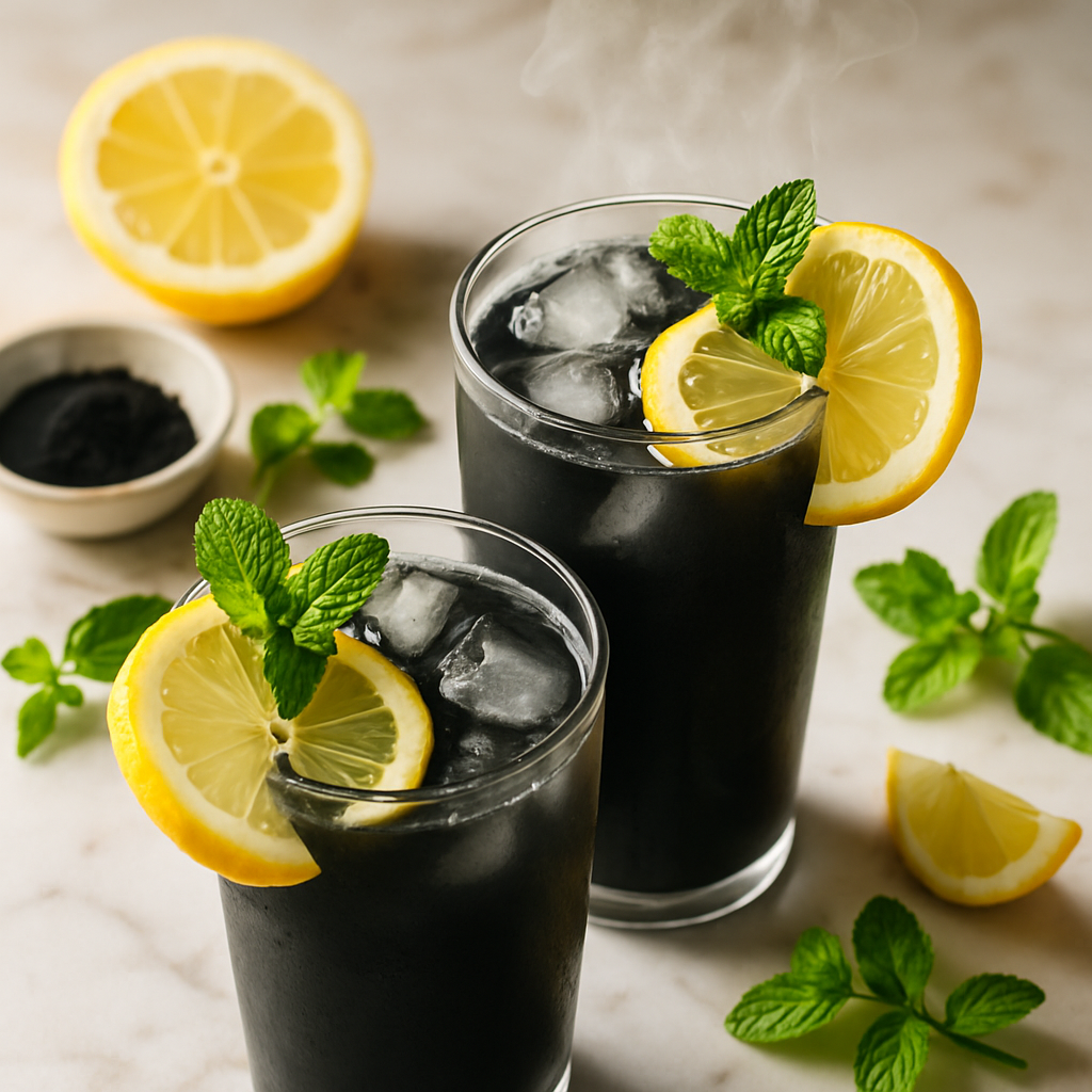 Charcoal Lemonade Detox Drink