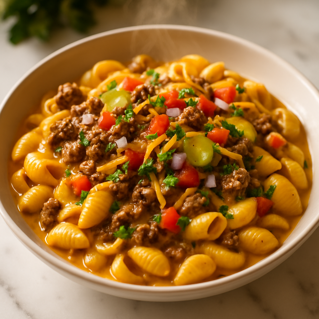 Cheeseburger Pasta
