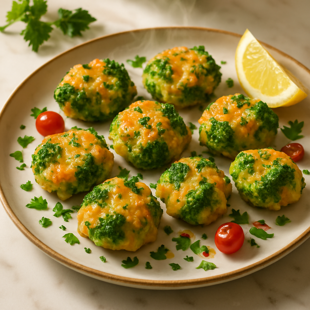 Cheesy Broccoli Bites