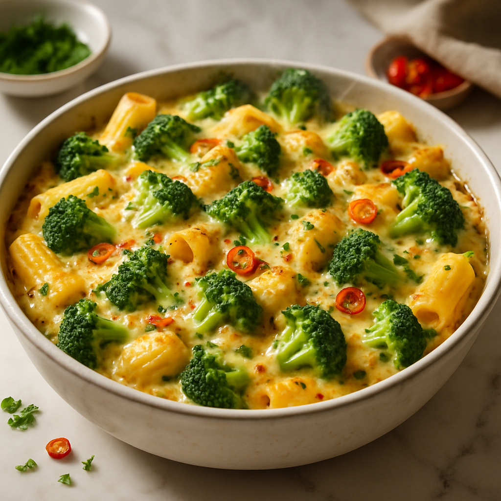 Cheesy Broccoli Pasta Bake