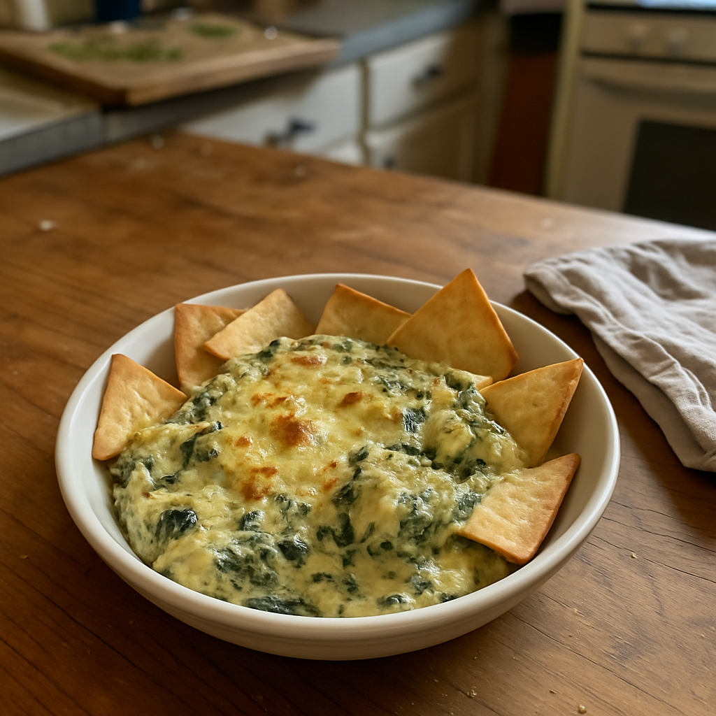 The Irresistibly Cheesy Spinach Artichoke Dip That Disappears in Minutes