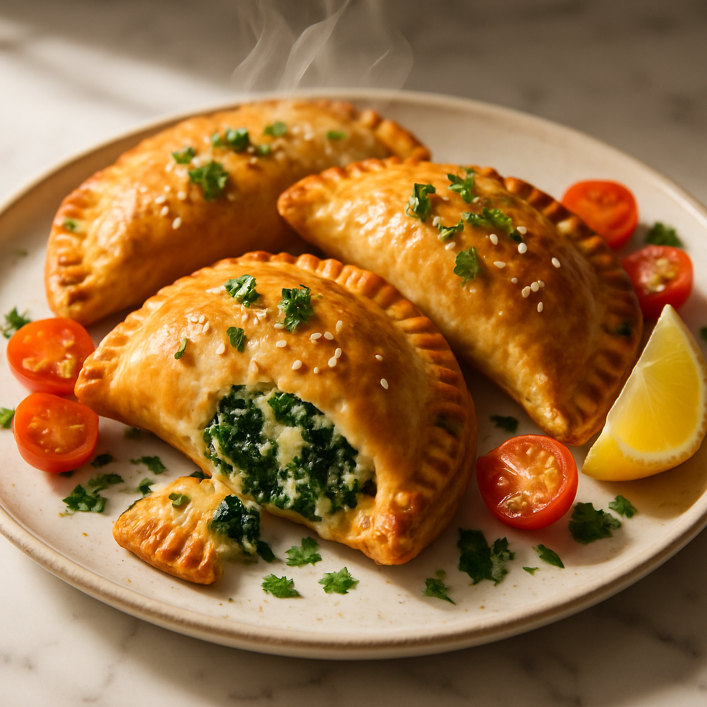 Cheesy Spinach and Ricotta Hand Pies