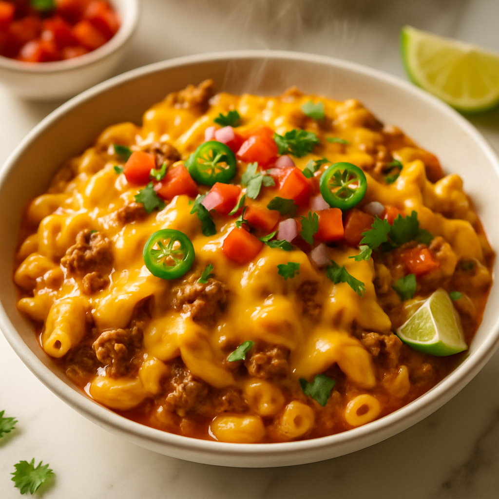 Cheesy Taco Pasta