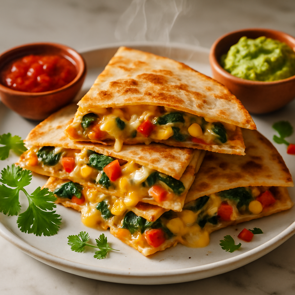 Cheesy Veggie Quesadillas