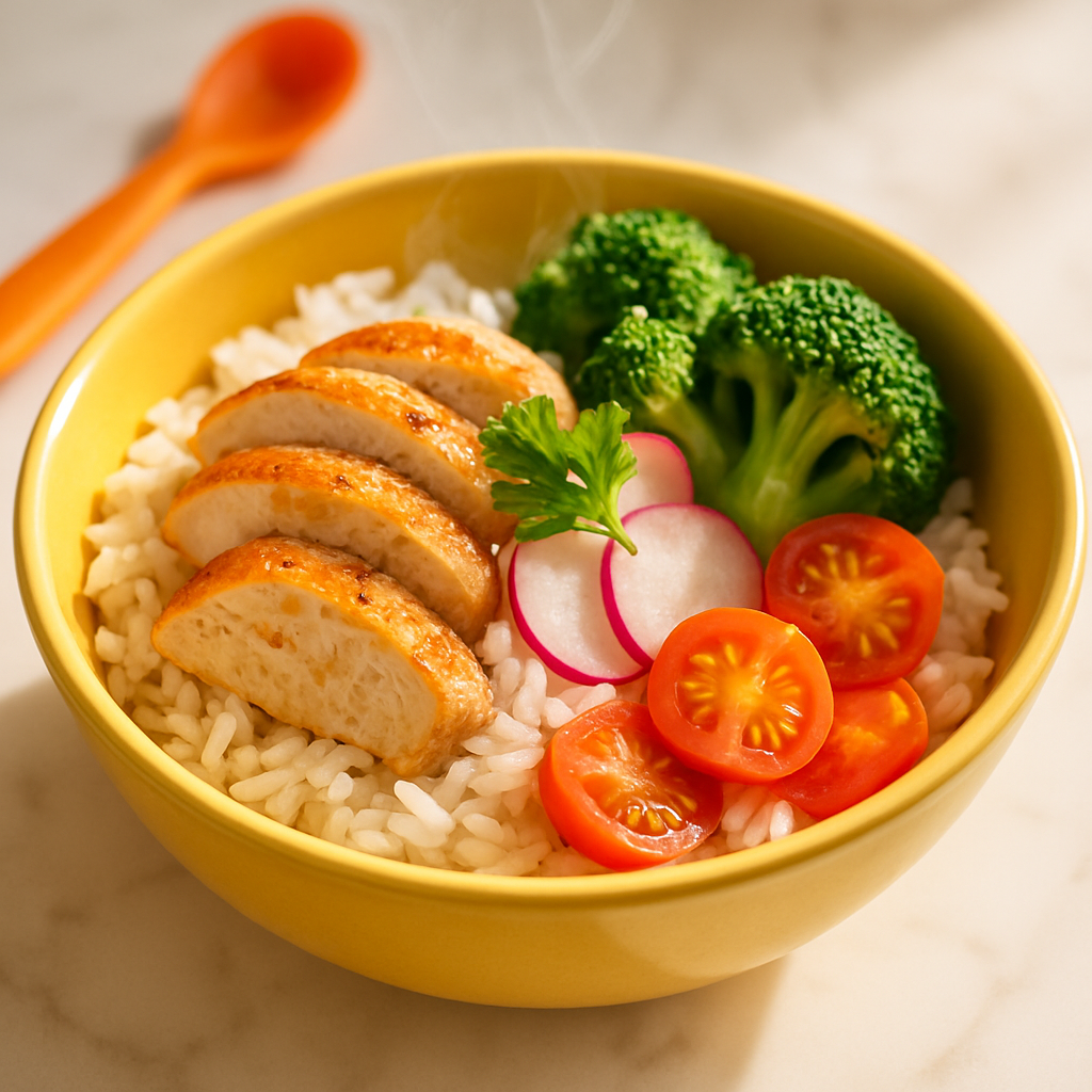 Chicken and Rice Bowl for Kids