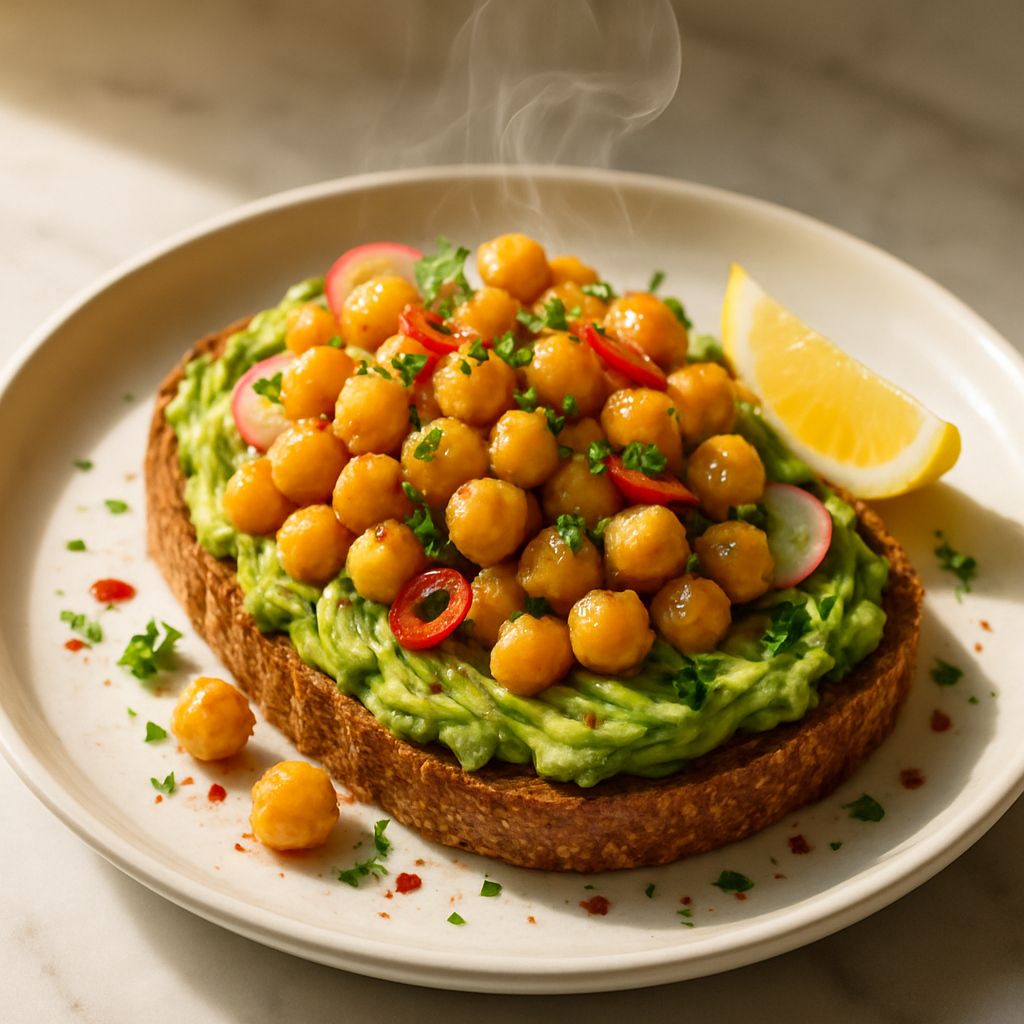 Chickpea and Avocado Toast