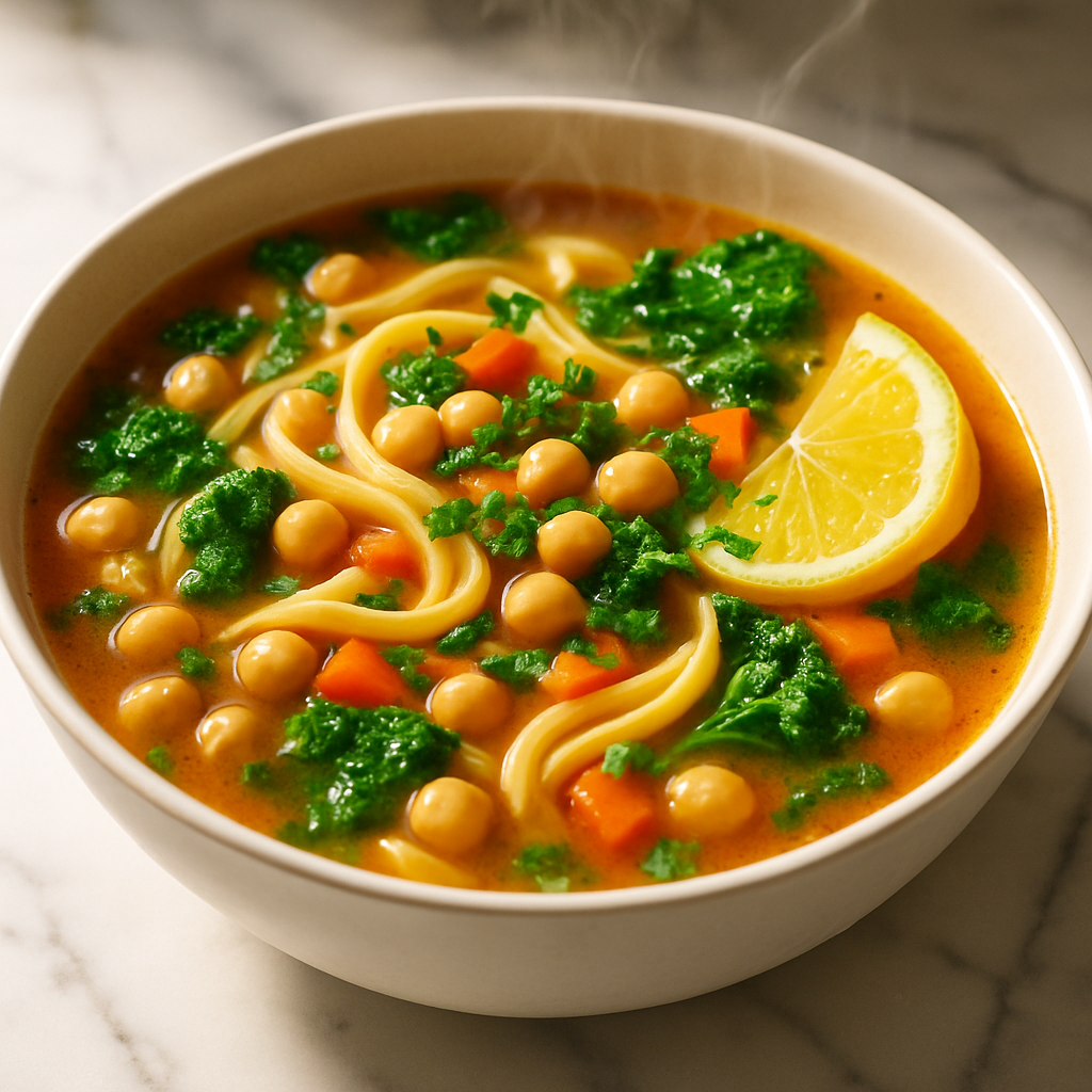 Chickpea Noodle Soup