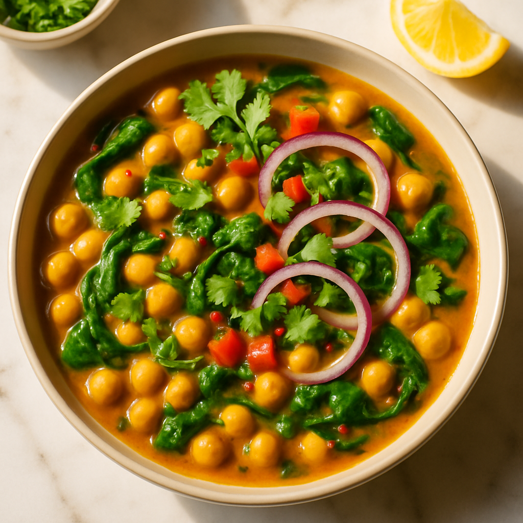 Chickpea Spinach Curry