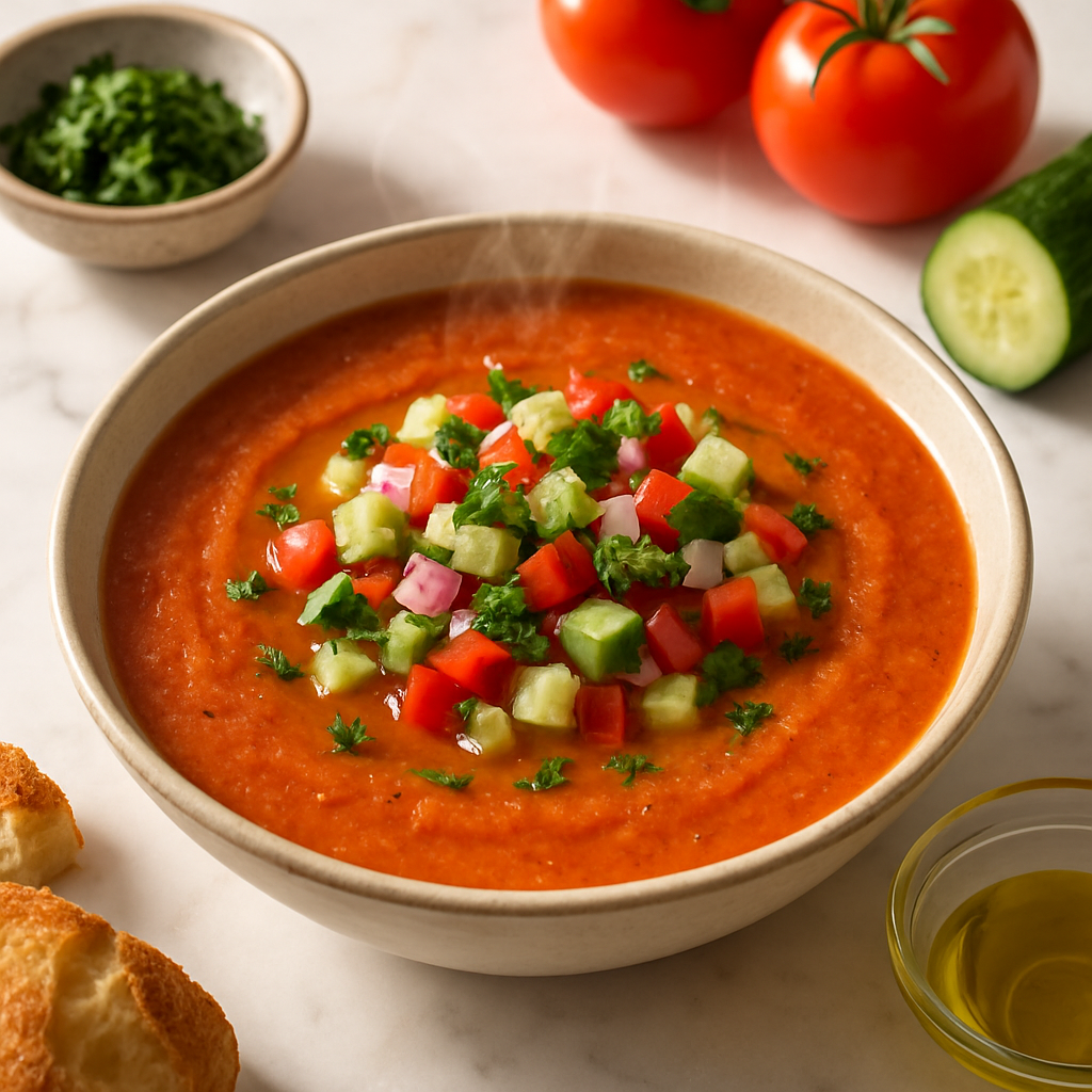 Chilled Spanish Gazpacho