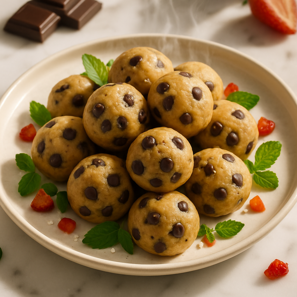 Chocolate Chip Cookie Dough Bites