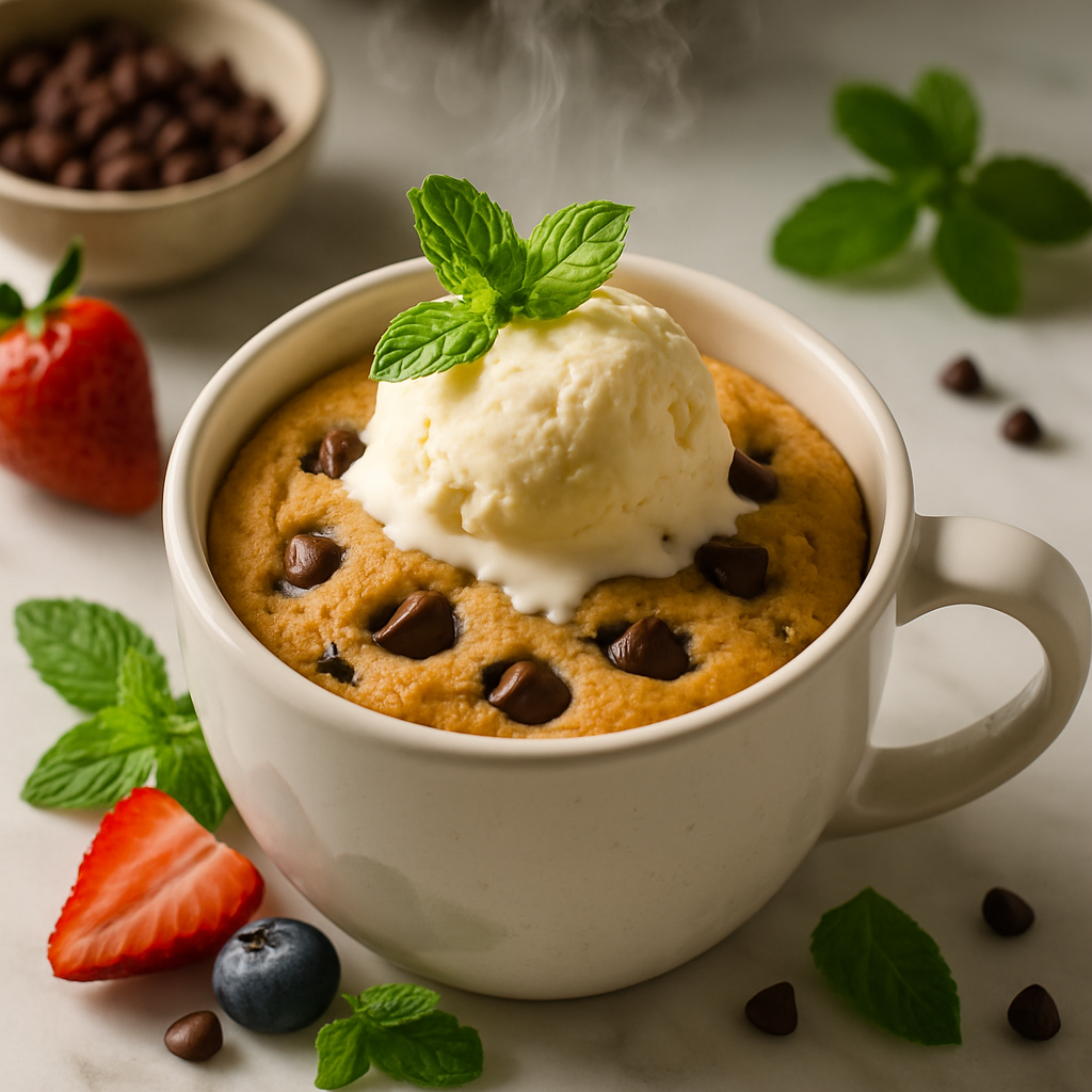 Chocolate Chip Mug Cookie