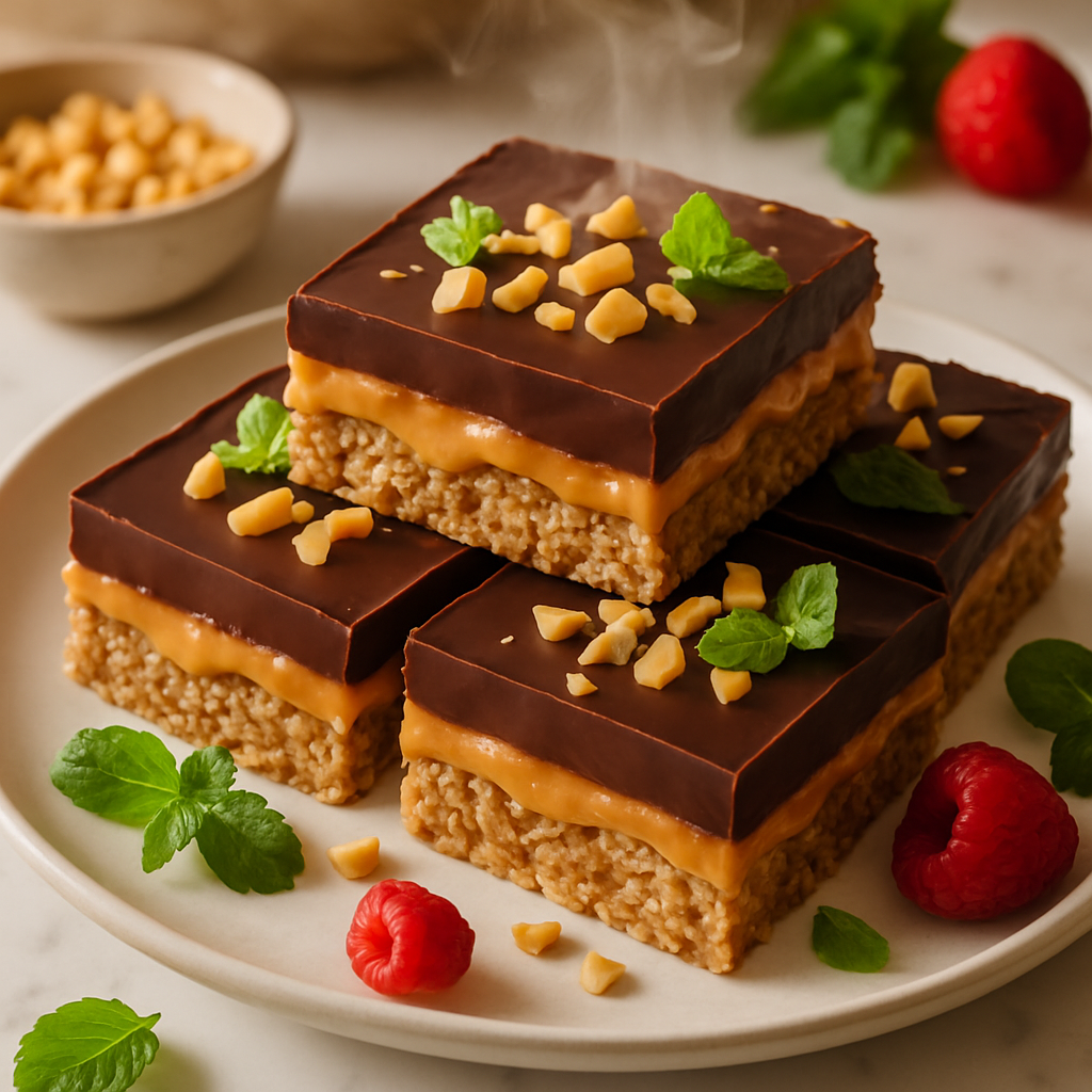 Chocolate Peanut Butter Oatmeal Bars