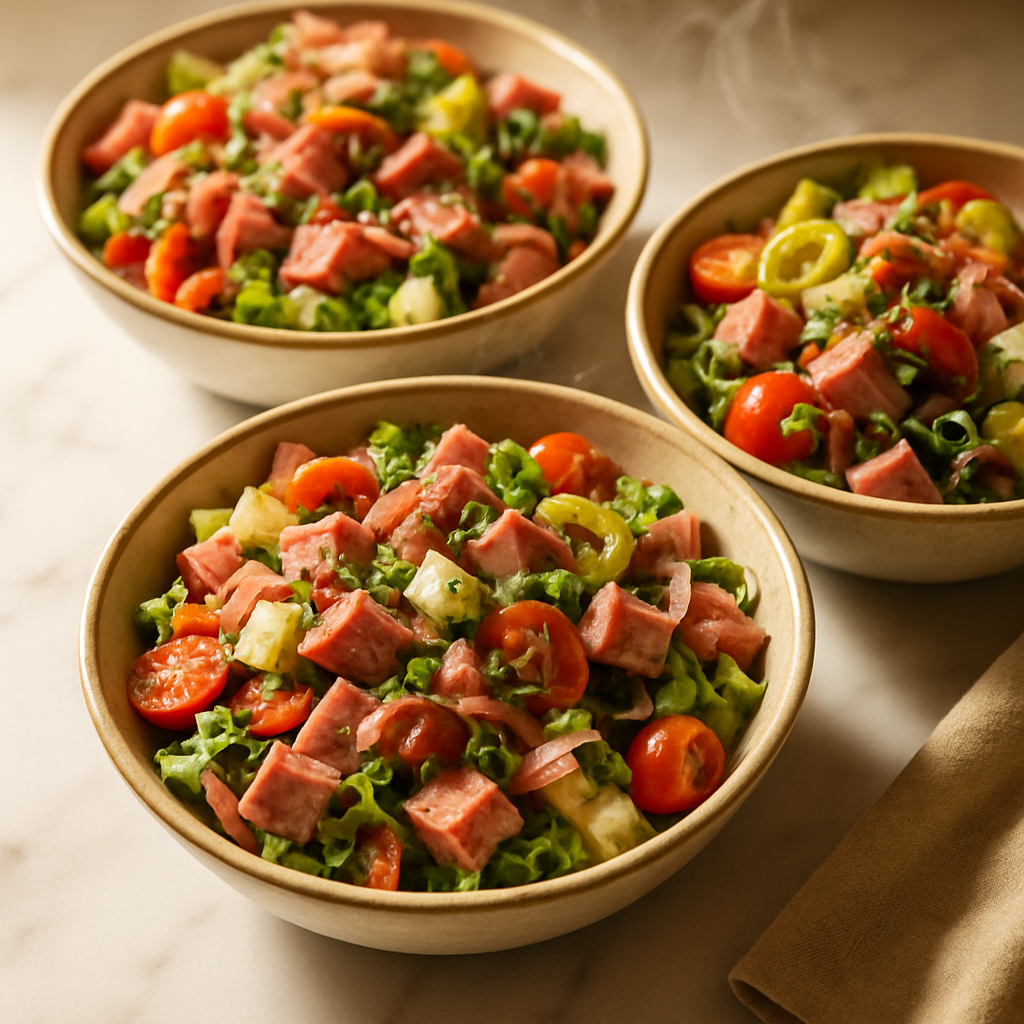 Chopped Italian Sandwich Bowls