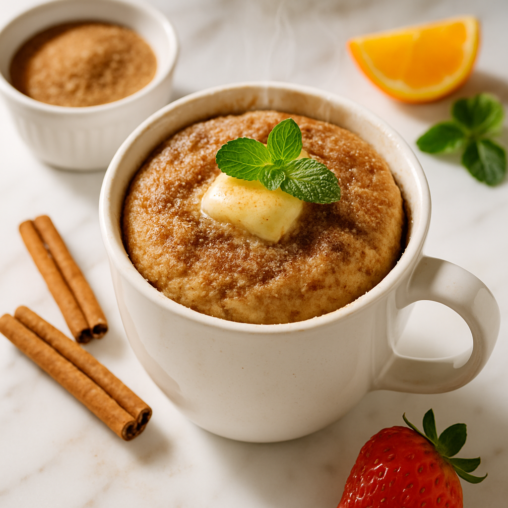Cinnamon Sugar Mug Cake