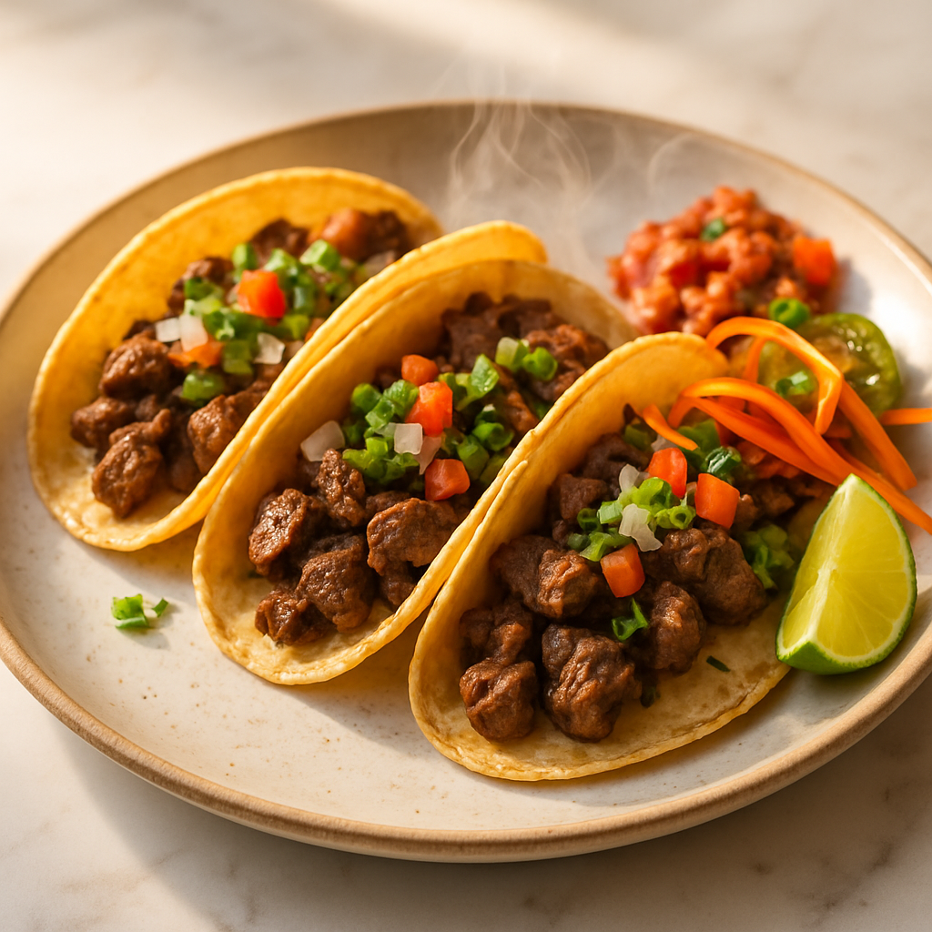 Classic Beef Tacos al Carbon