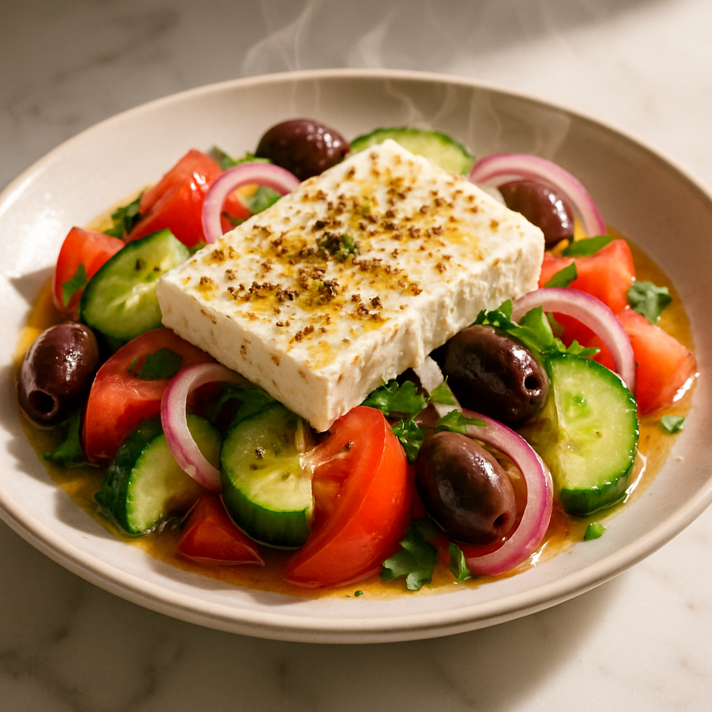 Classic Greek Horiatiki Salad