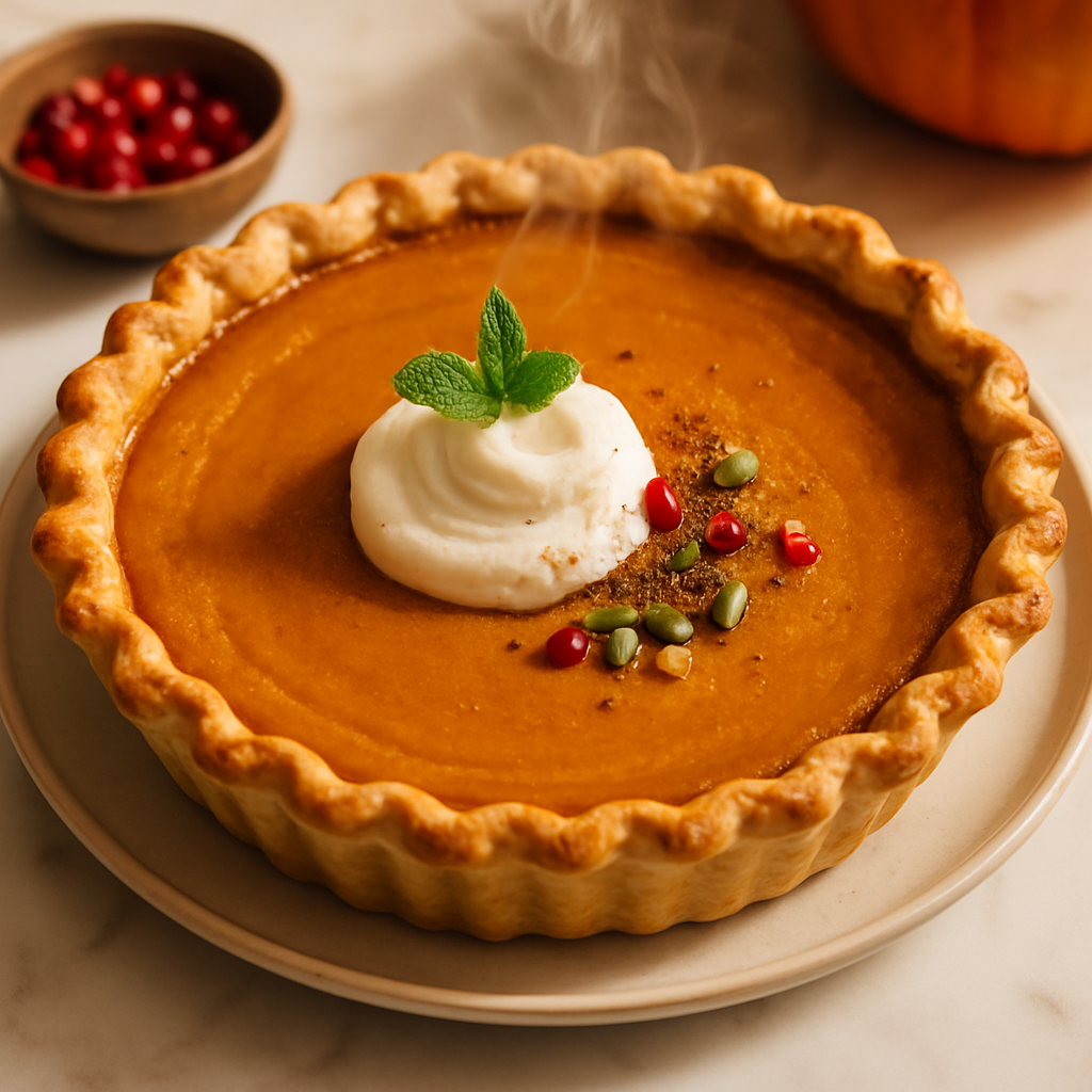 Classic Pumpkin Pie with Flaky Butter Crust