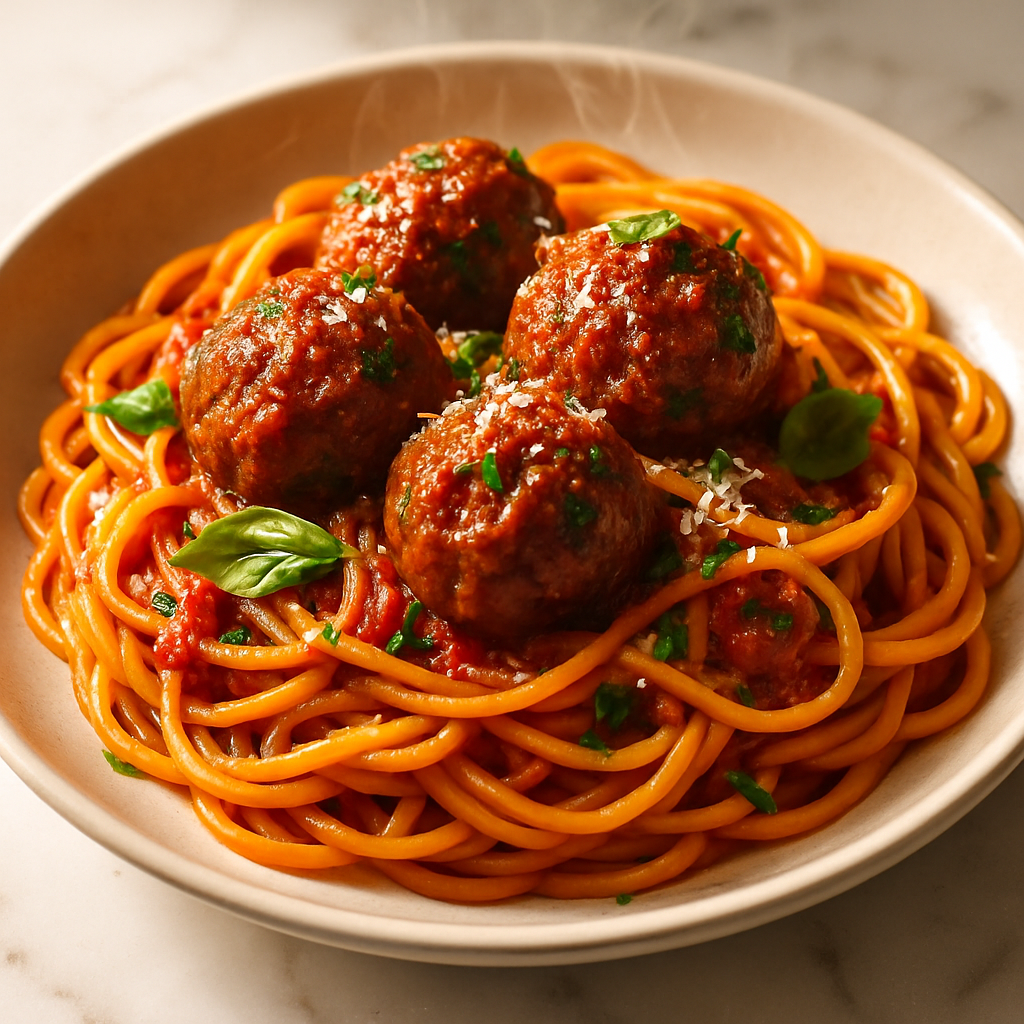 Classic Spaghetti and Meatballs