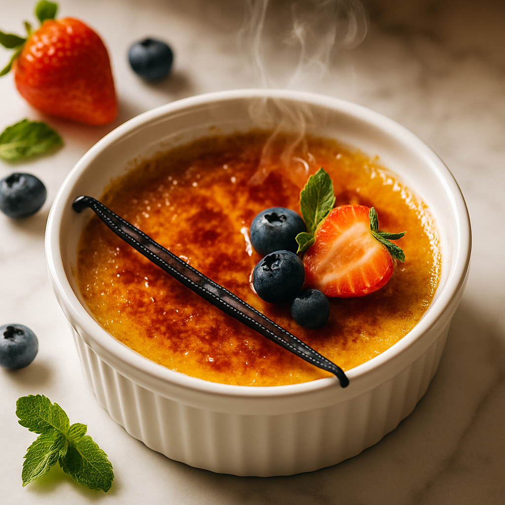 Classic Vanilla Bean Creme Brulee