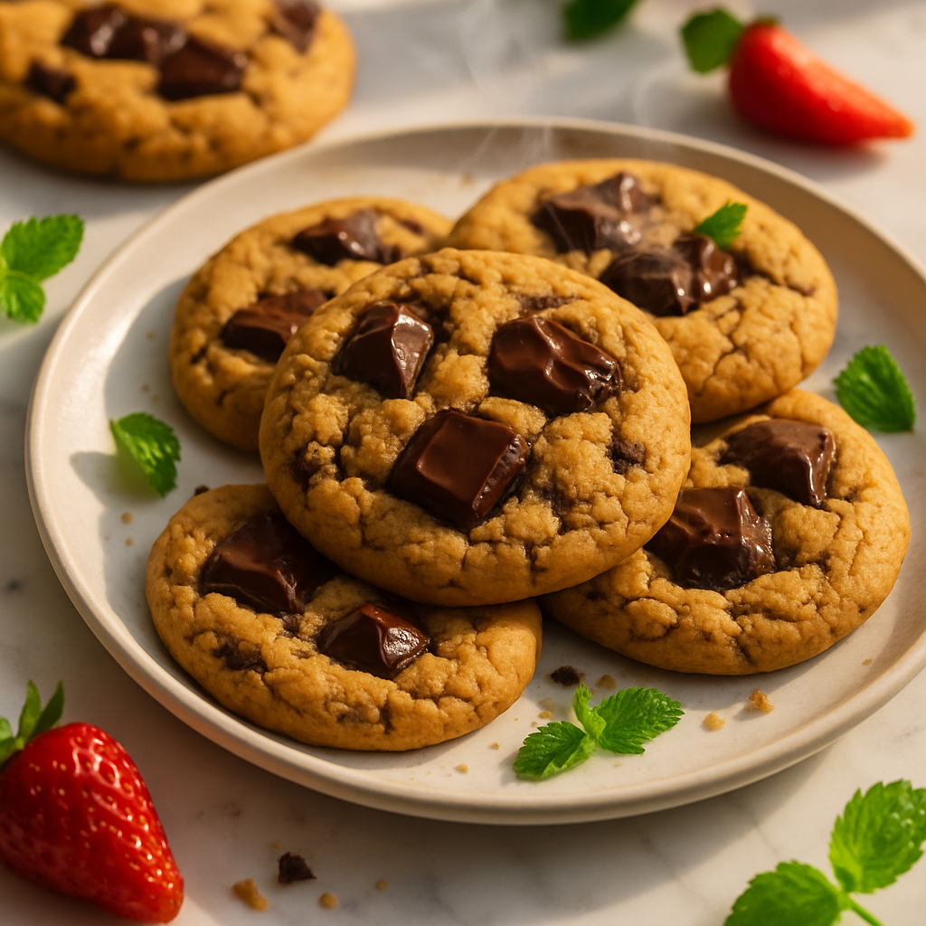 Classic Vegan Chocolate Chip Cookies