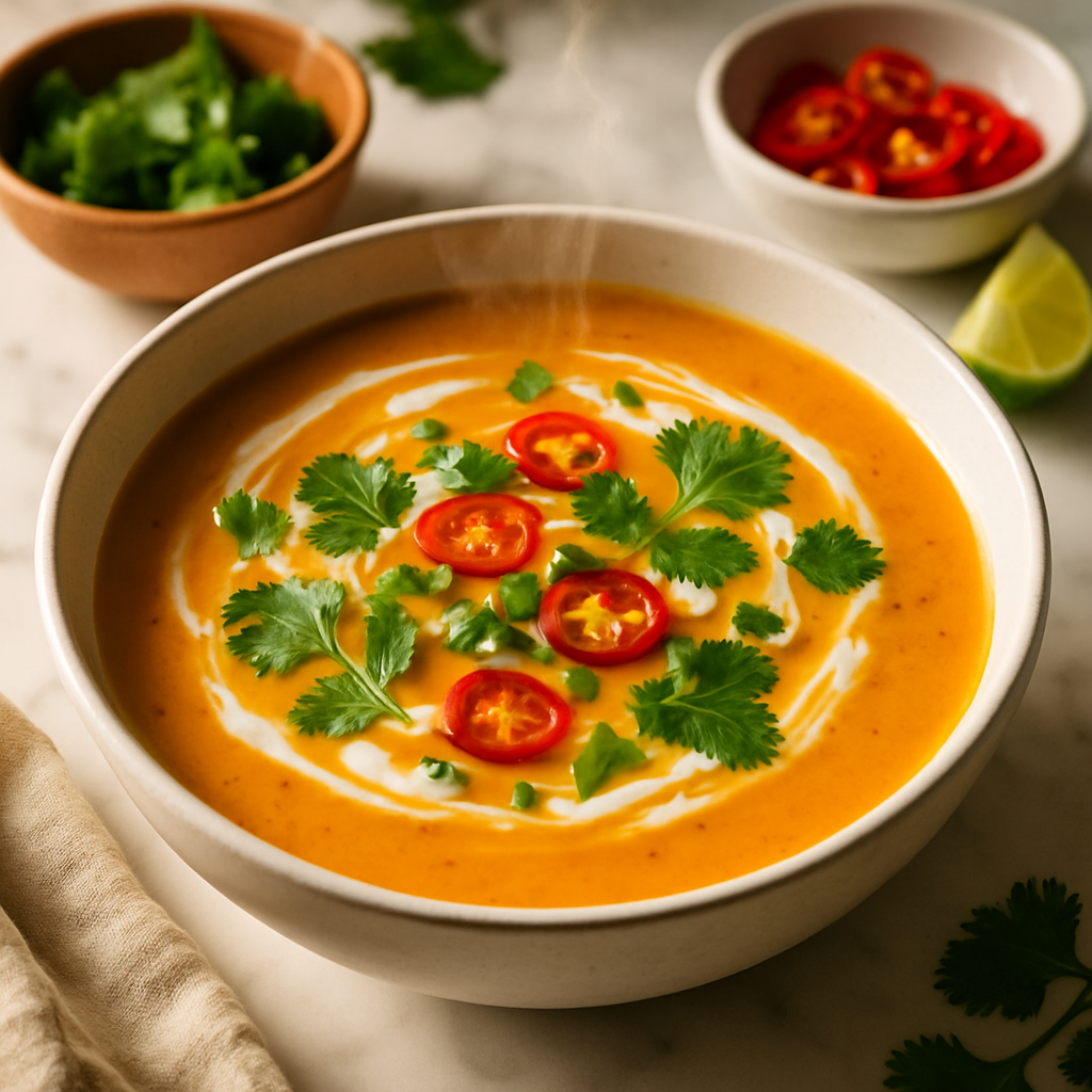 Coconut Curry Butternut Squash Soup