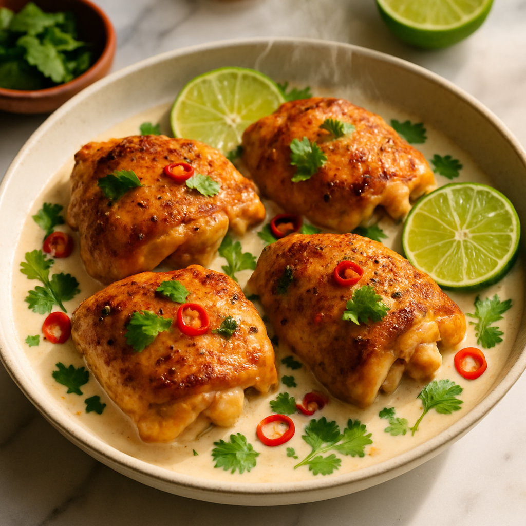 Coconut Lime Chicken Thighs