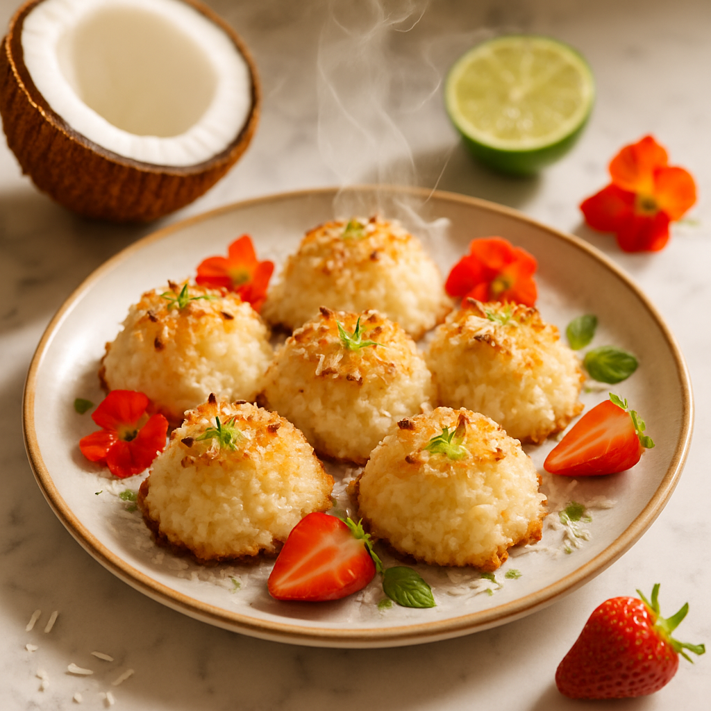 Coconut Macaroons No Bake