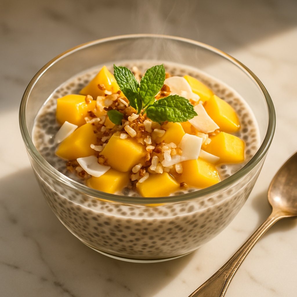 Coconut Mango Chia Pudding