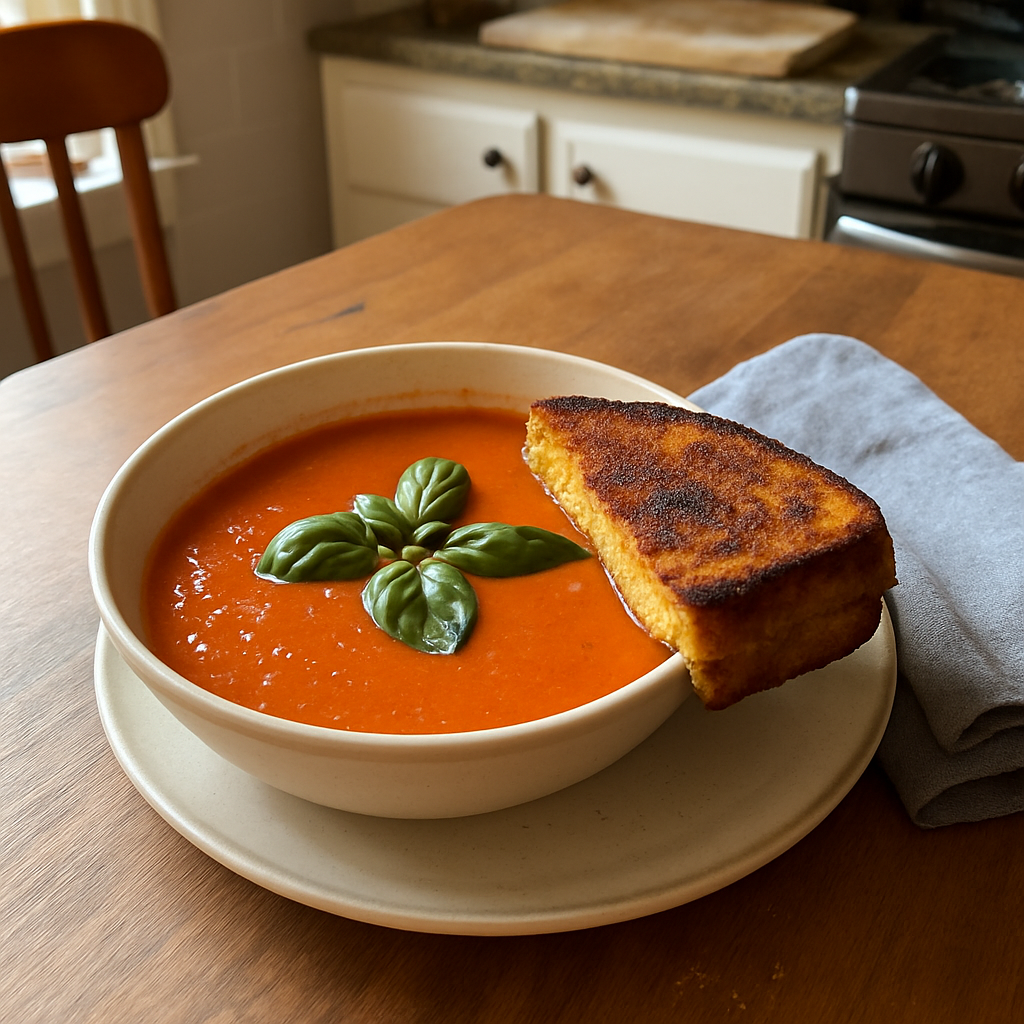 The Comforting 30-Minute Tomato Basil Soup That Will Warm Your Soul