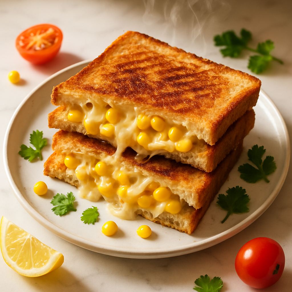 Corn Cheese Sandwich