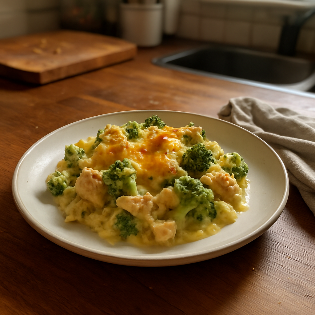 The Cozy One-Pot Cheesy Broccoli Chicken Bake That Everyone Craves