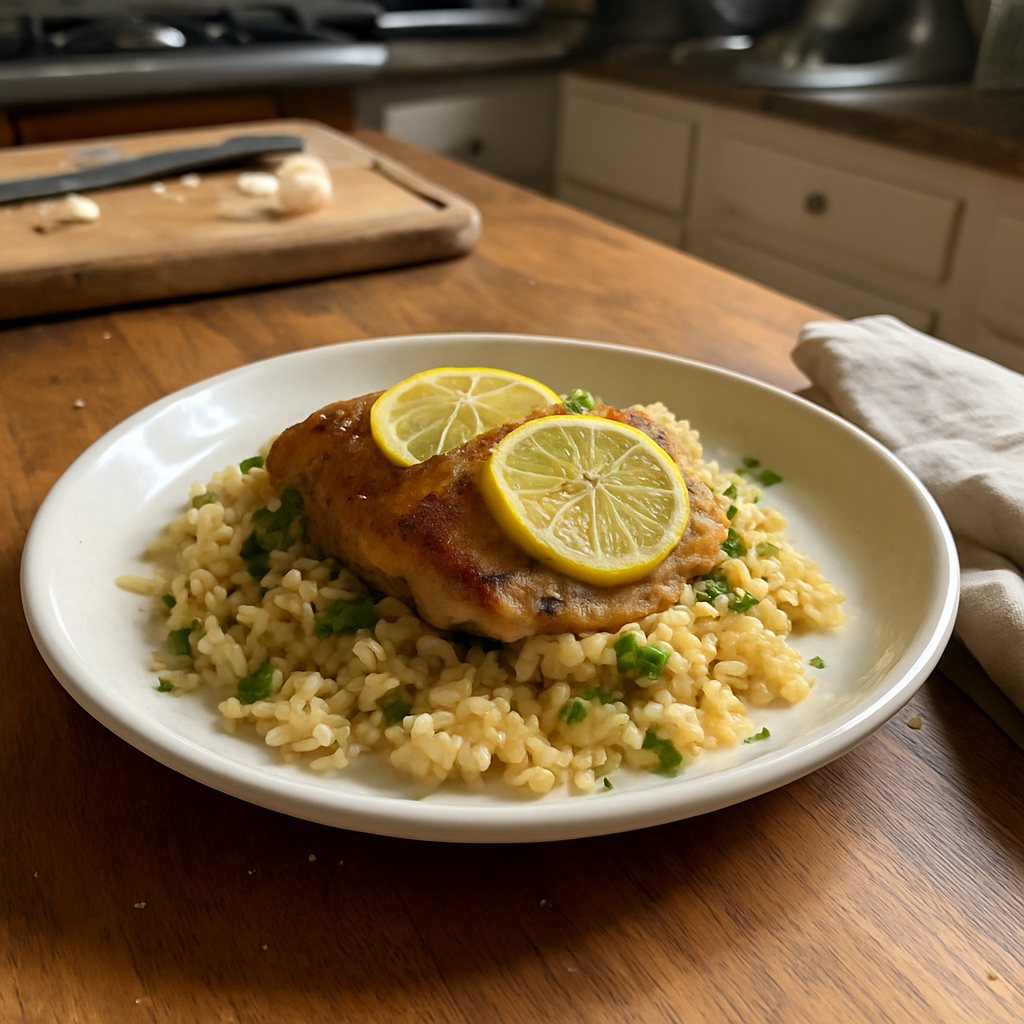 The Cozy One-Pot Lemon Garlic Chicken and Rice That Everyone Will Love